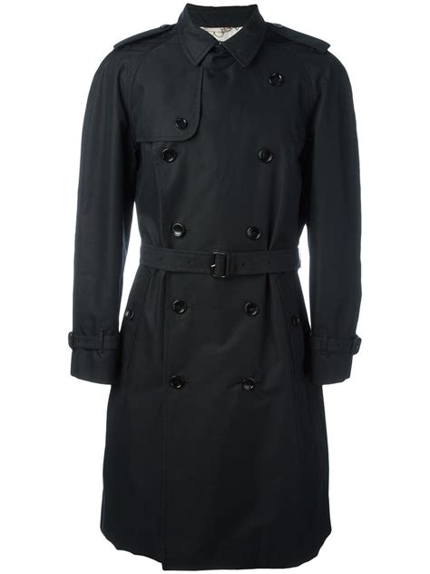 gucci mens trenchcoat|gucci coat black men's.